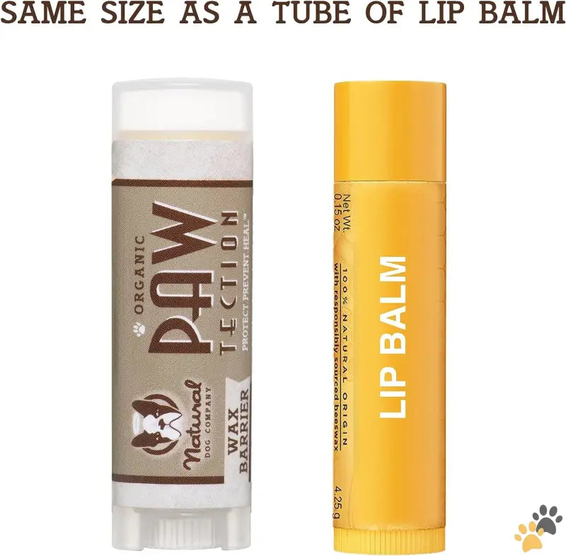 Pawtection Balm Winter Paw Protection - 0.15 Oz Stick - Pawtection Balm for Dogs (0.15oz Stick) All-natural Lick-safe