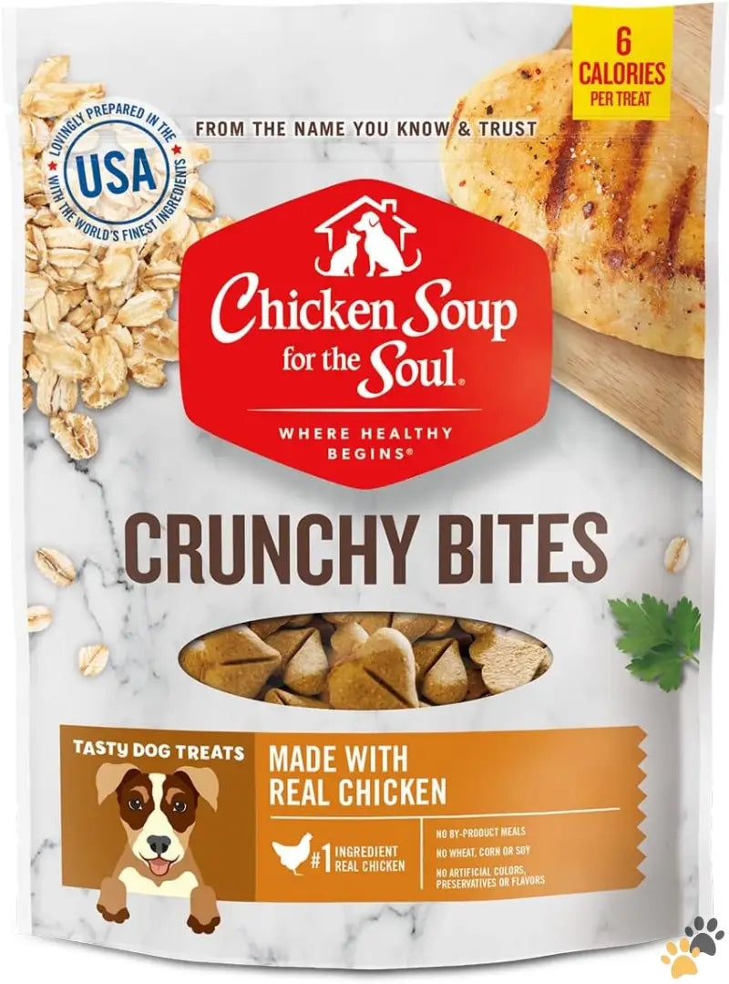 Crunchy Bites Dog Treats - Chicken / 12 Ounce (pack of 1)