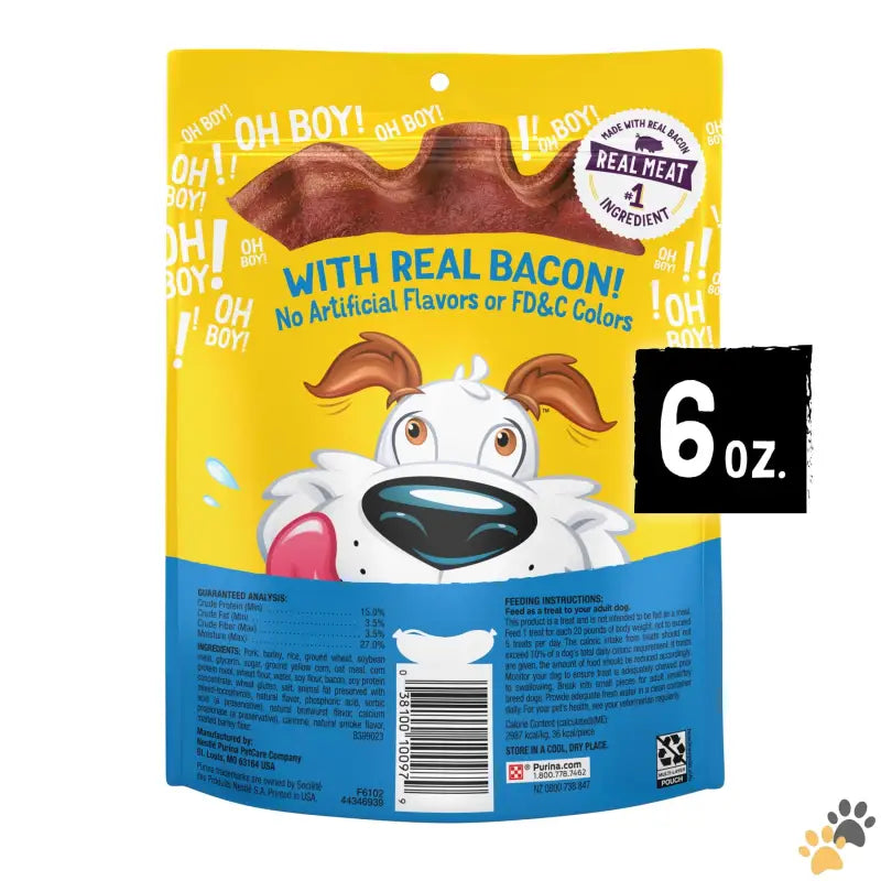 Purina Beggin Bacon Flavor Dog Treats - 36.0 Oz - Purina Strips Dog Treats with Real Bacon & Bratwurst Flavors Tender