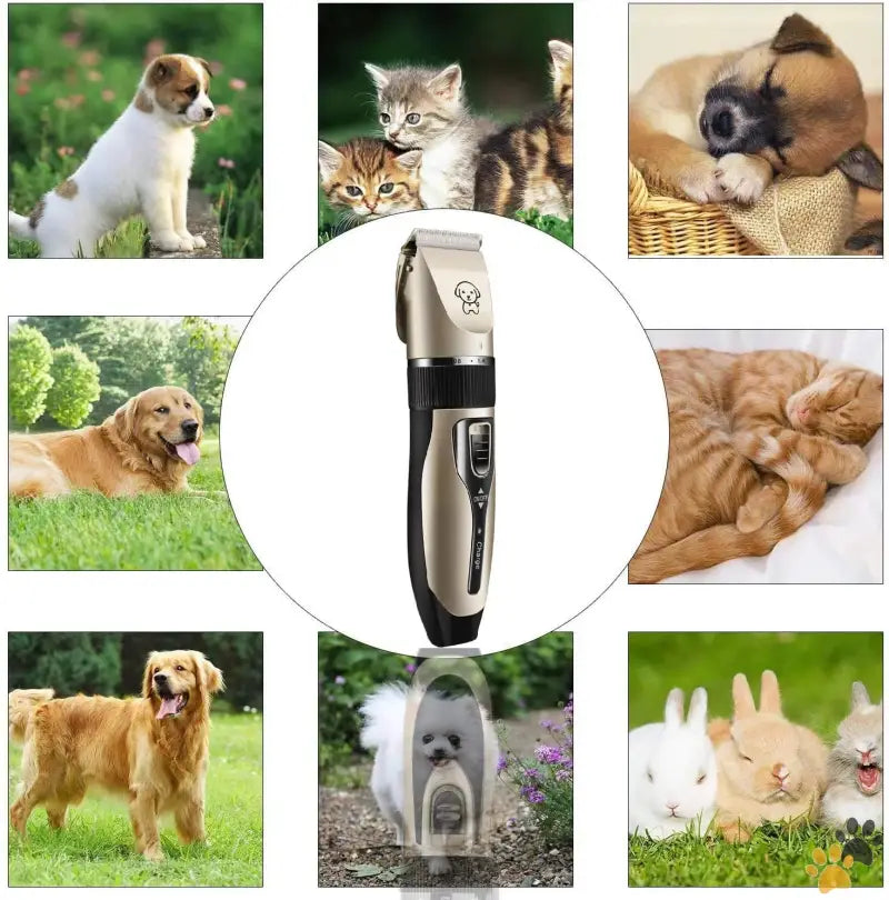 Rechargeable Cordless Pet Grooming Kit - Rechargeable Cordless Pet Shaver,low Noise Dog Clippers with Scissor