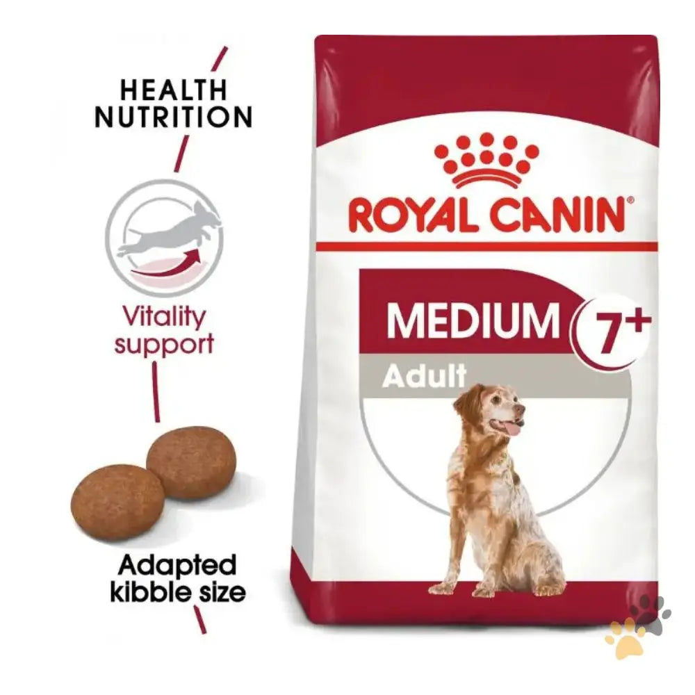 ROYAL CANIN MEDIUM ADULT 7+ DRY DOG FOOD