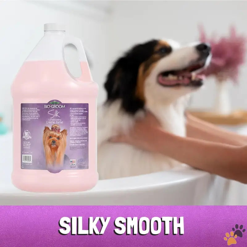 Residue-free Dog Wash Silk Creme Conditioner - Silk Creme Rinse Dog Conditioner - Conditioner for Dogs Puppy