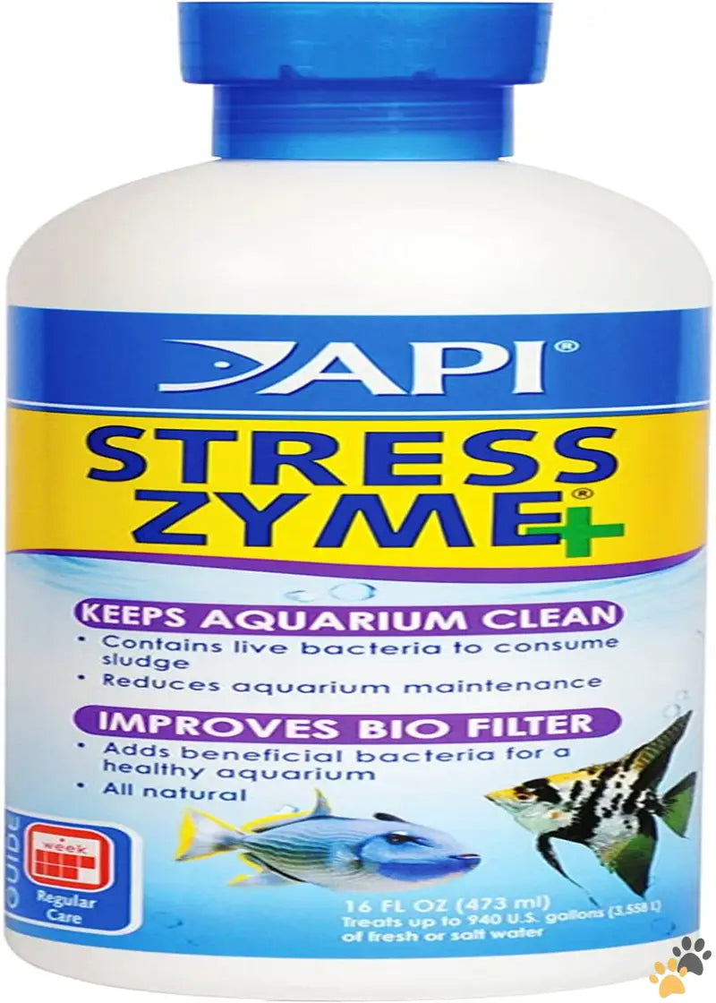 Stress Zyme Aquarium Cleaning Solution - 16 Oz - Stress Zyme Freshwater and Saltwater Aquarium Cleaning Solution