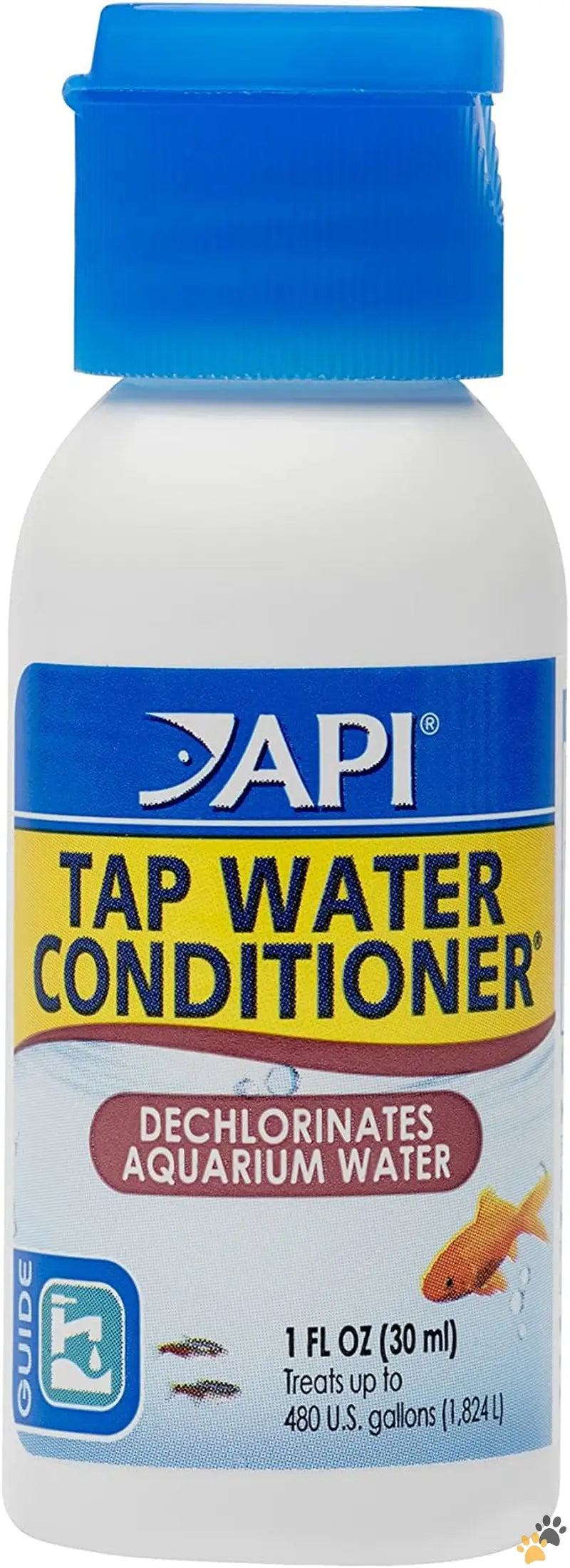 Tap Water Conditioner for Aquariums - White / 1-ounce - Tap Water Conditioner Aquarium Water Conditioner 1-ounce Bottle.